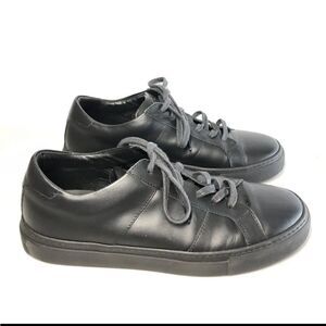 Greats Brooklyn The Royale Black Leather Lace Casual Sneakers Shoes Men 10 US/43